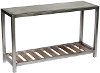 Clearance Modern Sofa Table with Faux Concrete Top - Blaine