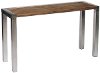 Clearance Industrial Sofa Table with Metal Base - Barrington