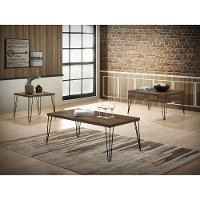 Minimalist End Table with Hairpin Legs - Bolton