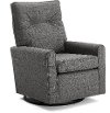 Gray Swivel Glider Accent Chair - Phylicia