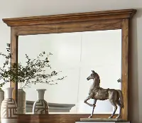 Eagle Mountain Oak Mirror
