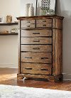 Classic Heirloom Oak Chest of Drawers - Eagle Mountain