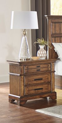 Classic Heirloom Oak Nightstand - Eagle Mountain