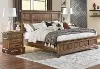 Clearance Eagle Mountain Oak King Size Bed