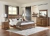 Classic Oak 4 Piece Queen Bedroom Set - Eagle Mountain