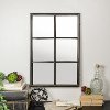 Dark Bronze Metal Framed Wall Mirror
