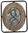 4x6 Wood and Metal Picture Frame