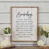 Distressed White Wooden Someday Wall Sign Decor with Black Font