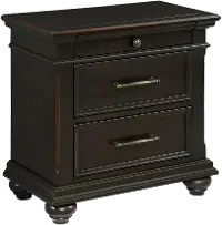 Slater Black Nightstand