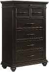 Classic Black Chest of Drawers - Slater