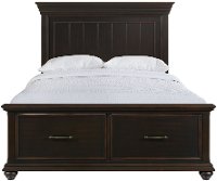 Classic Black Queen Storage Bed - Slater-5