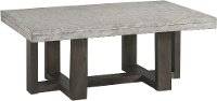 Modern Coffee Table with Concrete Top - Concrete