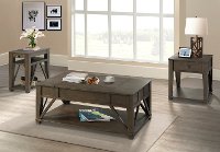 Coffee Brown Casual End Table-2