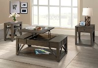 Coffee Brown Casual End Table-3