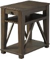 Clearance Coffee Brown Rustic Casual Accent Table