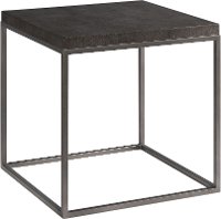 Gray Metal End Table - Nina-2