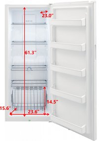FFFU16F2VW Frigidaire 16 cu. ft. Freezer - White-3