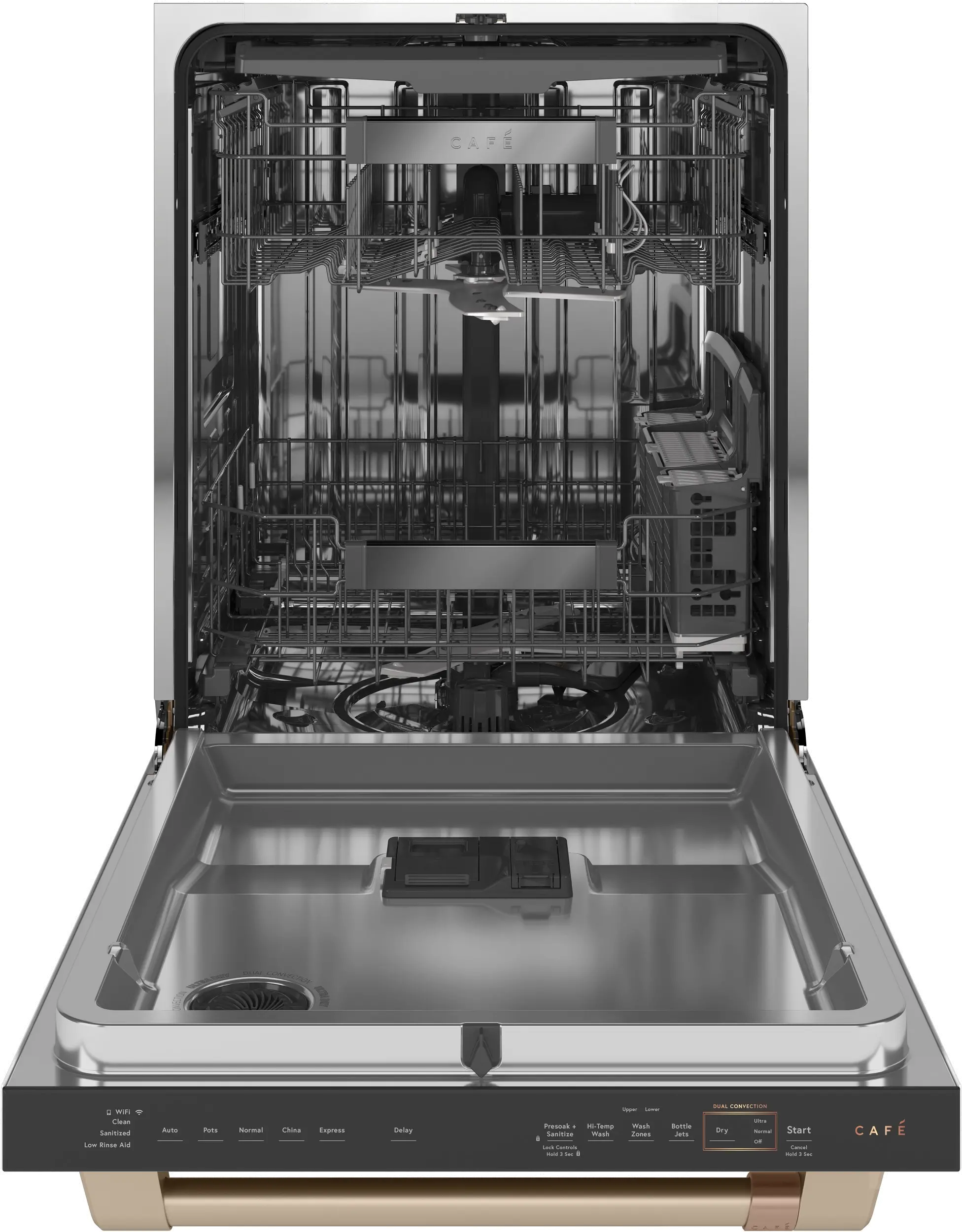 CDT875P4NW2 Cafe Top Control Dishwasher - White-2