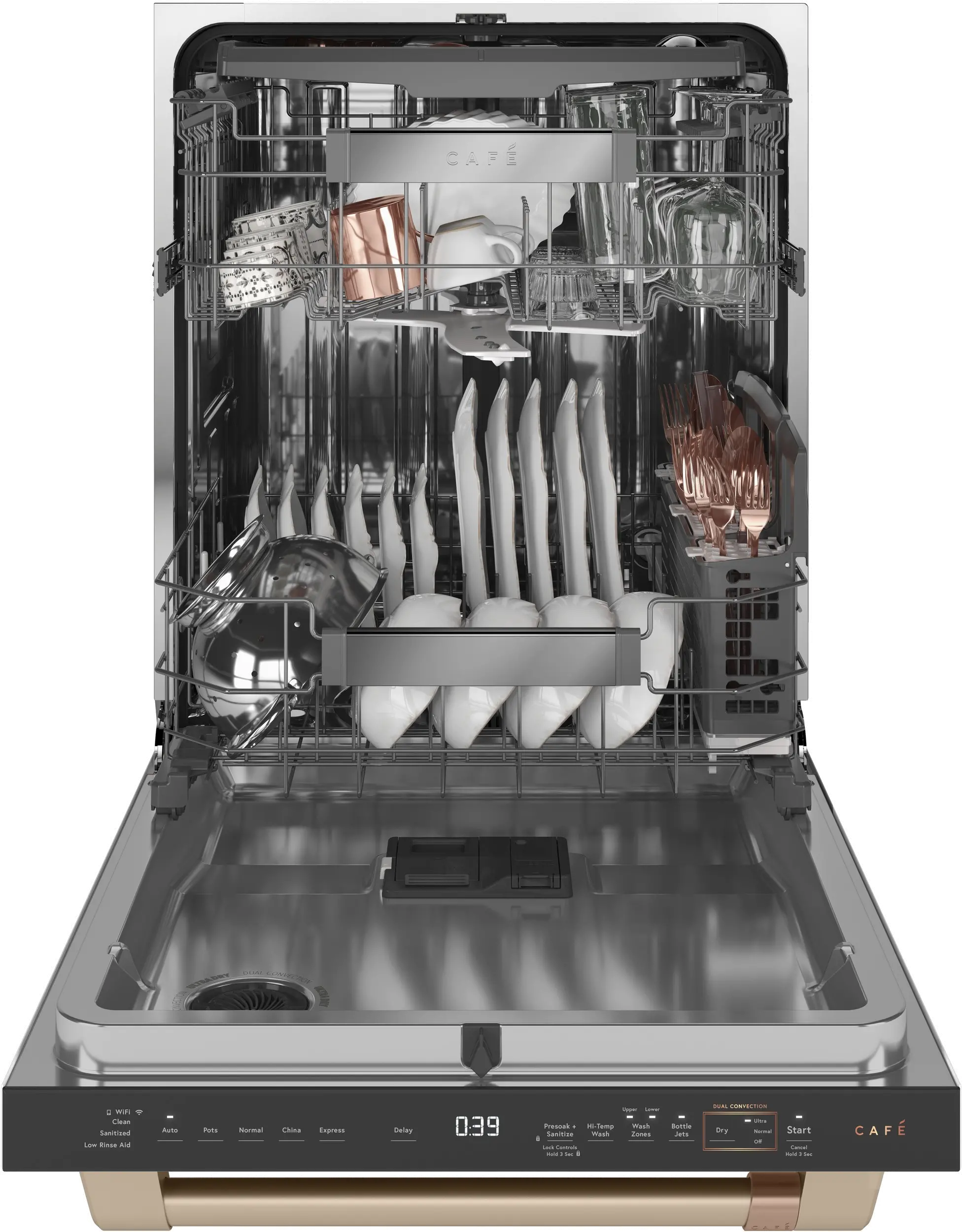 CDT875P4NW2 Cafe Top Control Dishwasher - White-4