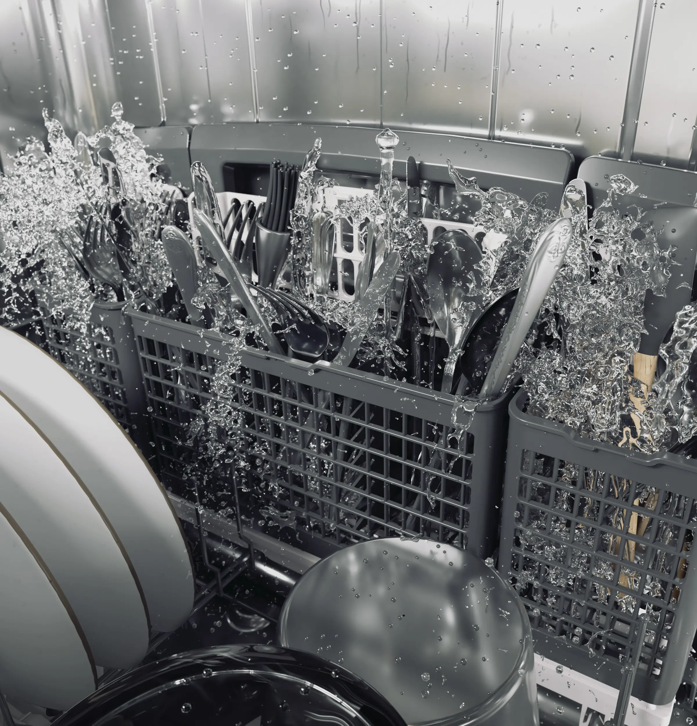 CDT875P4NW2 Cafe Top Control Dishwasher - White-5