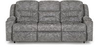 Pewter Gray Power Reclining Sofa - Beacon