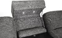 Pewter Gray Power Reclining Sofa - Beacon-5