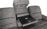 Pewter Gray Power Reclining Sofa - Beacon-6