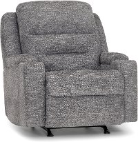 Pewter Gray Power Recliner - Beacon