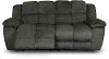 Platinum Gray Power Reclining Sofa - Elton