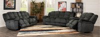 Platinum Gray Power Reclining Sofa - Elton-4