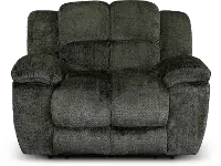 Elton Platinum Gray Wide Power Recliner