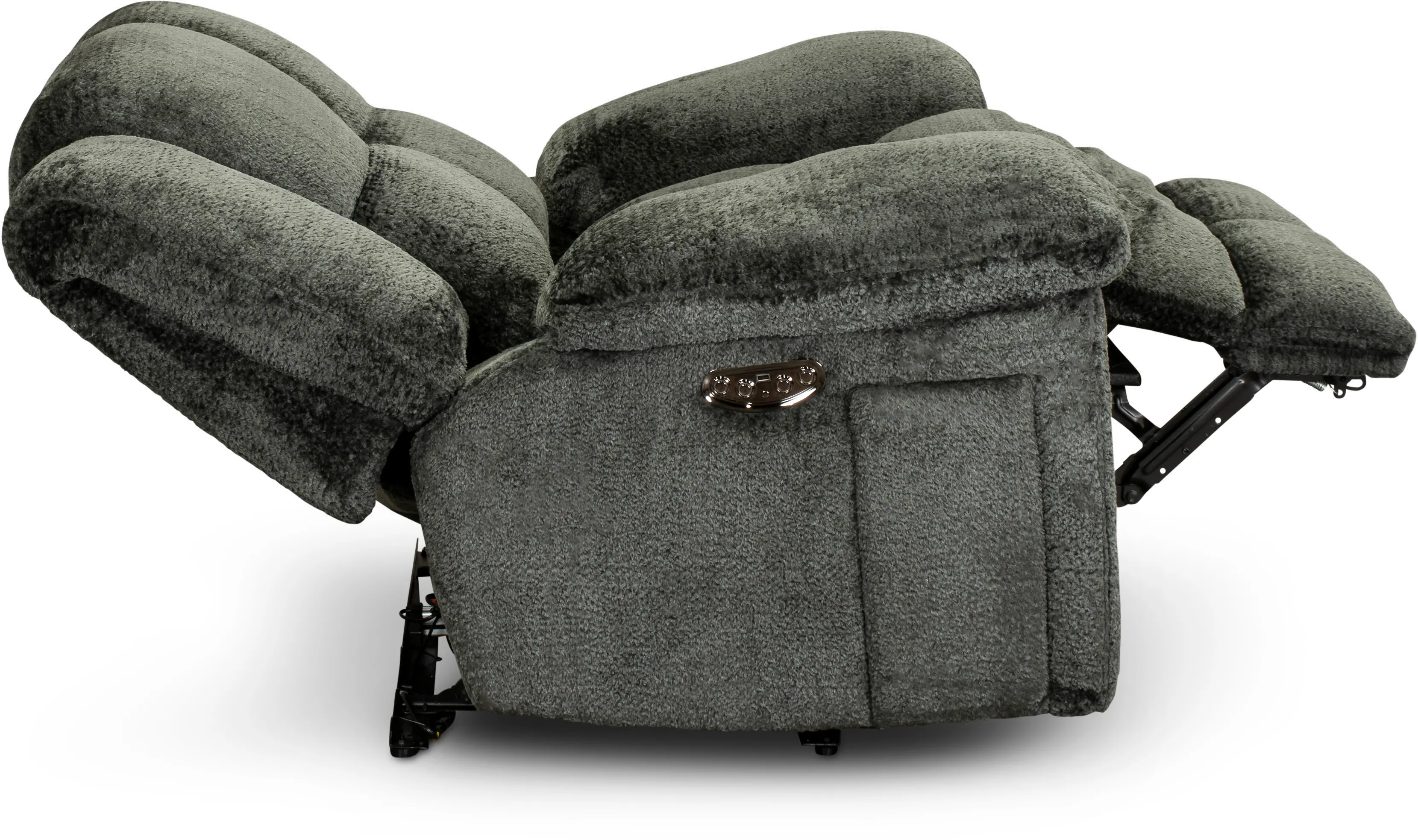 Elton Platinum Gray Wide Power Recliner-3