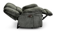 Platinum Gray Wide Power Recliner - Elton-3