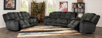 Platinum Gray Wide Power Recliner - Elton-4