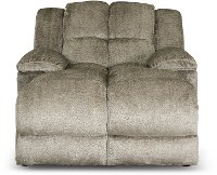 Dove Gray Power Reclining Chaise - Elton