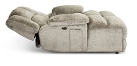 Dove Gray Power Reclining Chaise - Elton-2