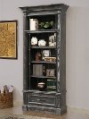 Rustic Smoke Gray Bookcase - Gramercy Park
