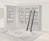 Dark Gray Ladder for Bookcase