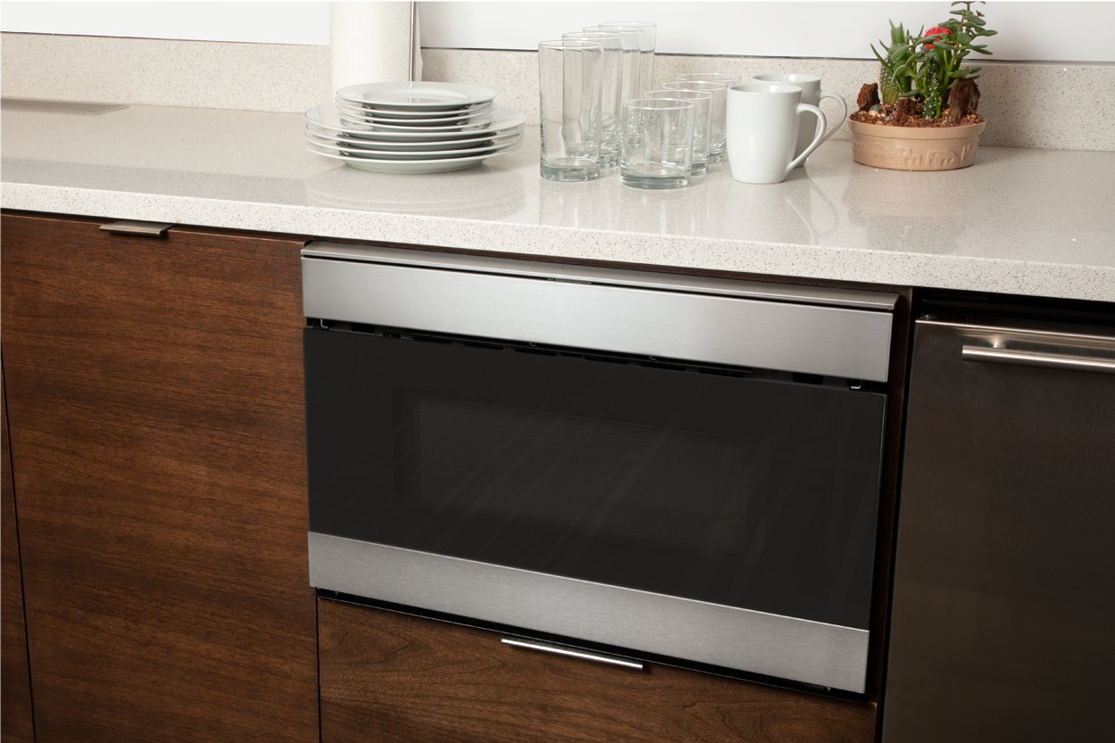 SMD2489ES Sharp 1.2 cu. ft. IoT Smart Microwave Drawer - 24 Inch Stainless Steel-2