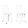 White Metal Bistro Dining Room Chair (Set of 2) - Ellie