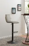 Gray Adjustable Counter Height Stool - Waverly