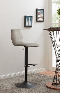 Gray Adjustable Counter Height Stool - Waverly