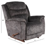 10-776/D160458 Slate Gray Rocker Recliner - Redwood-3