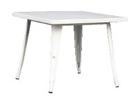 Kids White Metal Activity Table-4