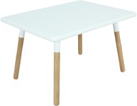 Dipped White Kids Table and Stool Set-3