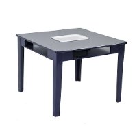 Navy Kid's Table and Stool Set with Storage Bucket-4