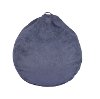ACEssentials Large Blue Microsuede Bean Bag Chair