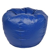 ACEssentials Blue Vinyl XL Bean Bag