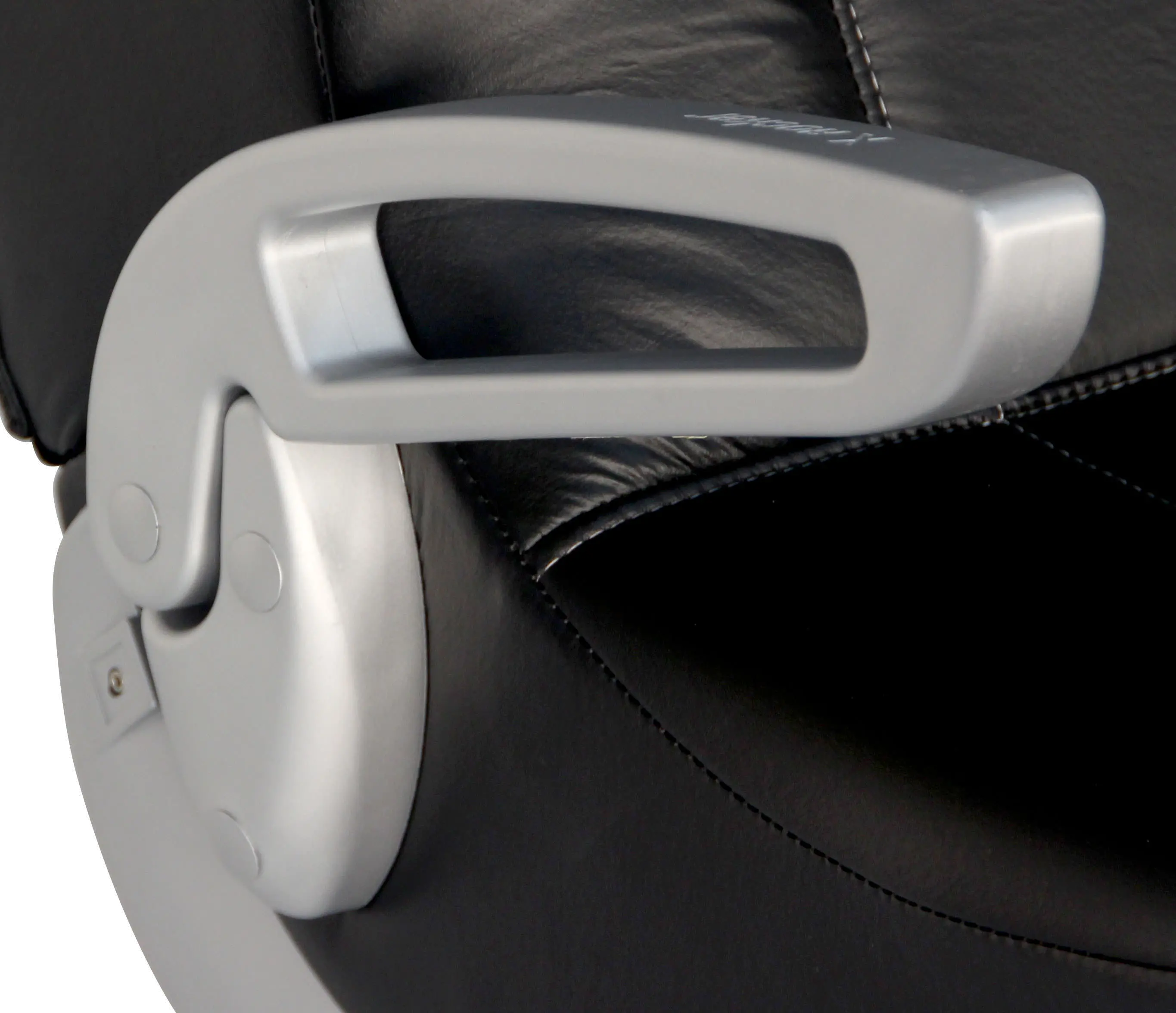 Black Wireless Floor Rocker Gaming Chair - Xrocker II-8