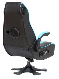 Blue and Black Striped Rocker CXR1 2.1 Wireless Gaming Chair-4